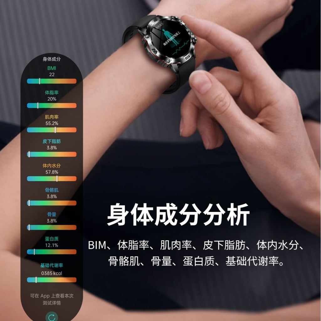 2024 New Style ET482 Smart Men's Watch Outdoor Sports AMOLDE HD ECG Bluetooth Call No Blood Sugar Men's Sports Watch