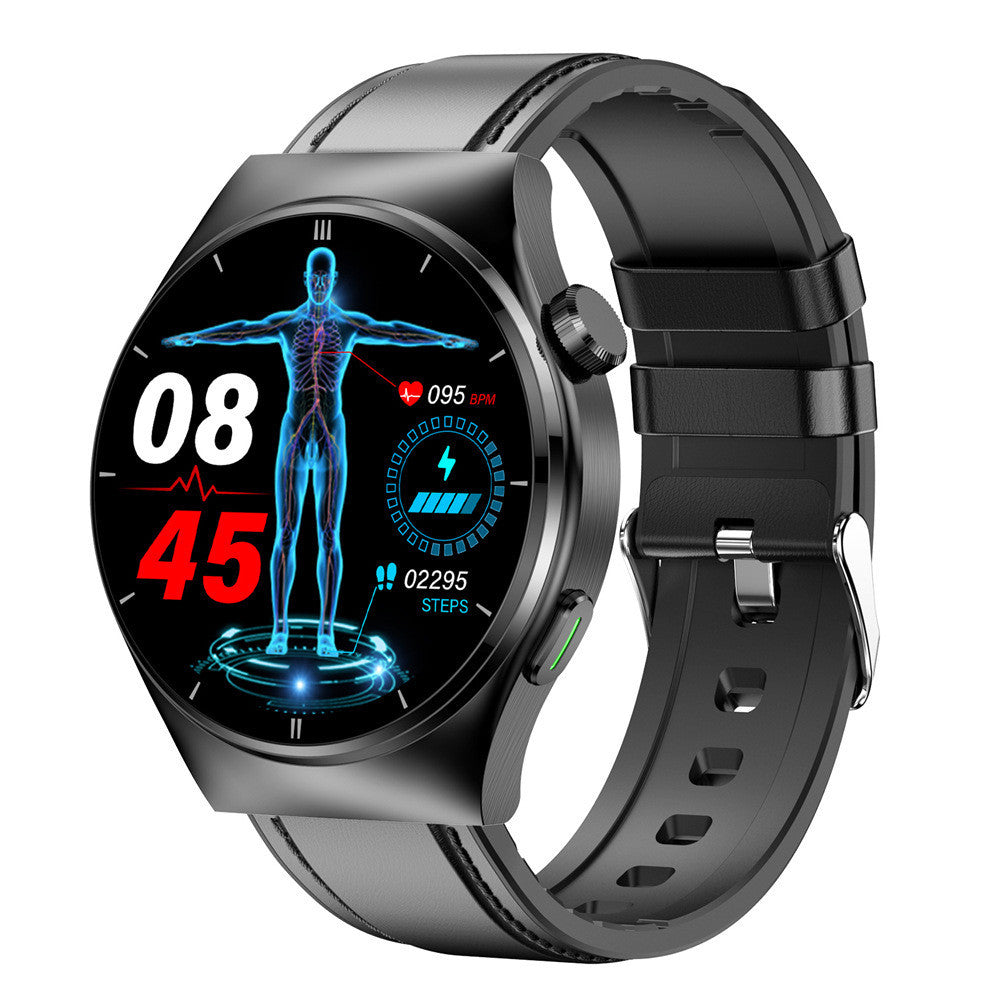 2023 New Style F320 Smart Watch Bluetooth Call Heart Rate Blood Sugar Body Temperature Blood Oxygen Healthy Laser Exercise Pedo