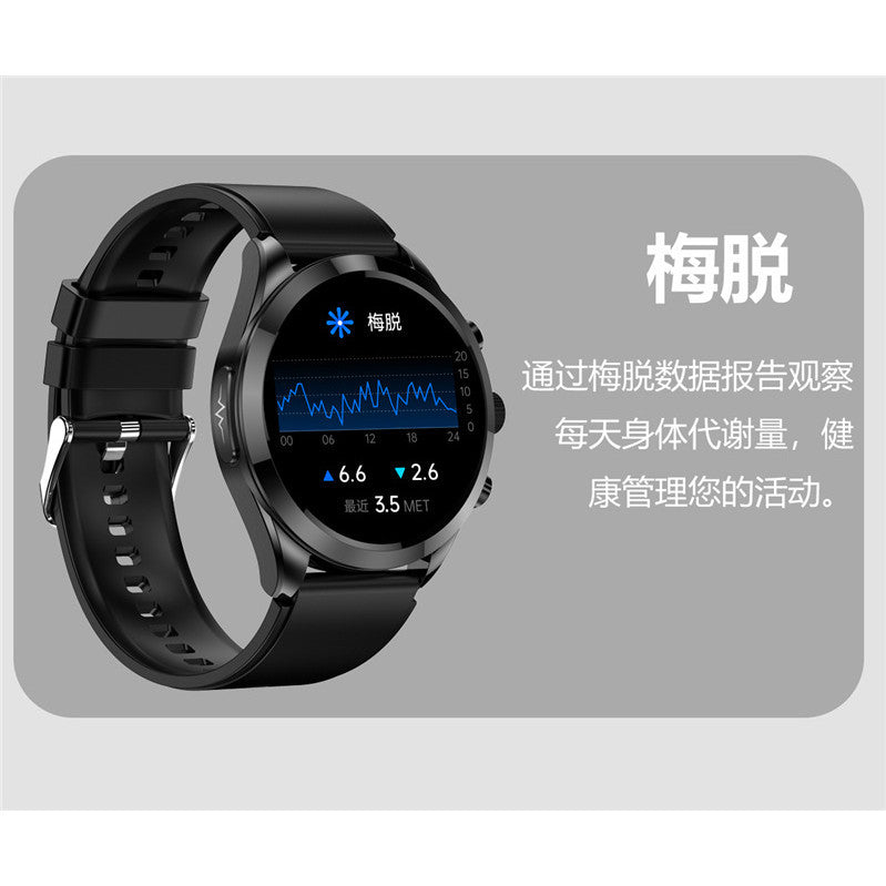 2024 New Style ET440 Call Men's Watch No Blood Sugar Heart Rate Blood Oxygen Body Temperature Monitoring HRV+ECG Men's Sports Watch