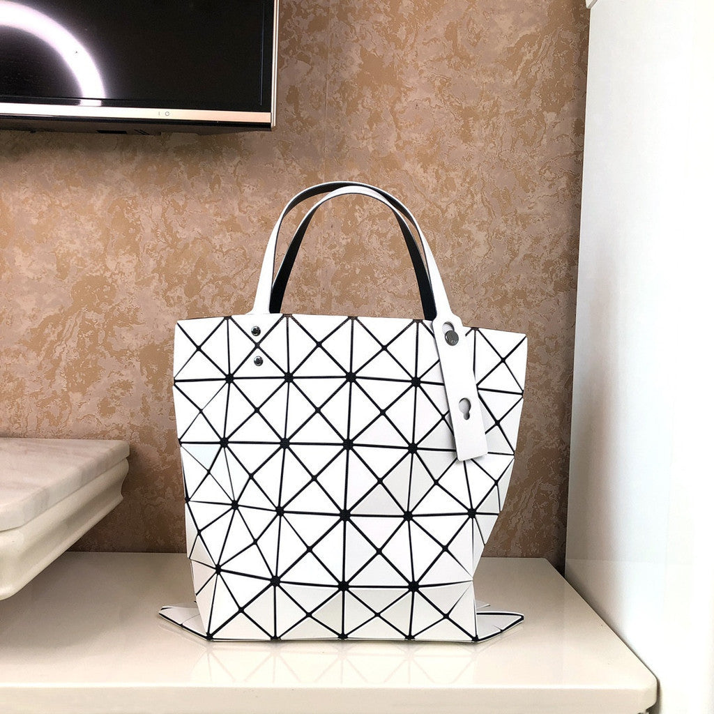 6 Grid Female Bag Shoulder Handbag Diamond Bag