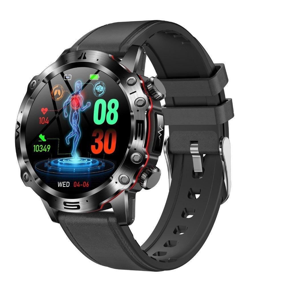 2024 New Style ET482 Smart Men's Watch Outdoor Sports AMOLDE HD ECG Bluetooth Call No Blood Sugar Men's Sports Watch