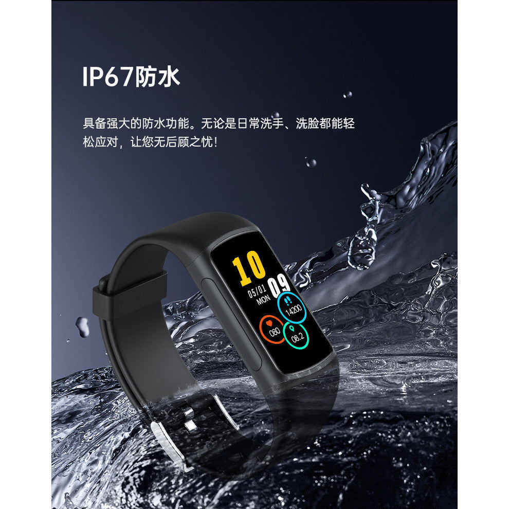 2024 New Style SPOVAN 1.47 Bluetooth Call Smart Bracelet Monitoring Adult ECG+PPG Blood Fat Urinary Acid Analysis Health Bracelet