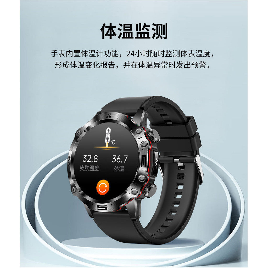 2024 New Style ET482 Smart Men's Watch Outdoor Sports AMOLDE HD ECG Bluetooth Call No Blood Sugar Men's Sports Watch