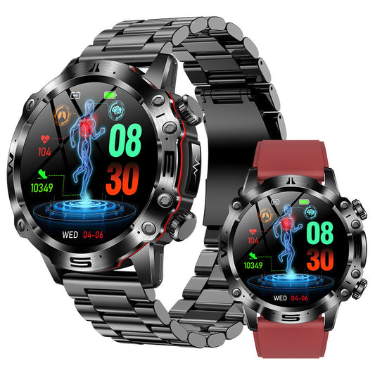 2024 New Style ET482 Smart Men's Watch Outdoor Sports AMOLDE HD ECG Bluetooth Call No Blood Sugar Men's Sports Watch