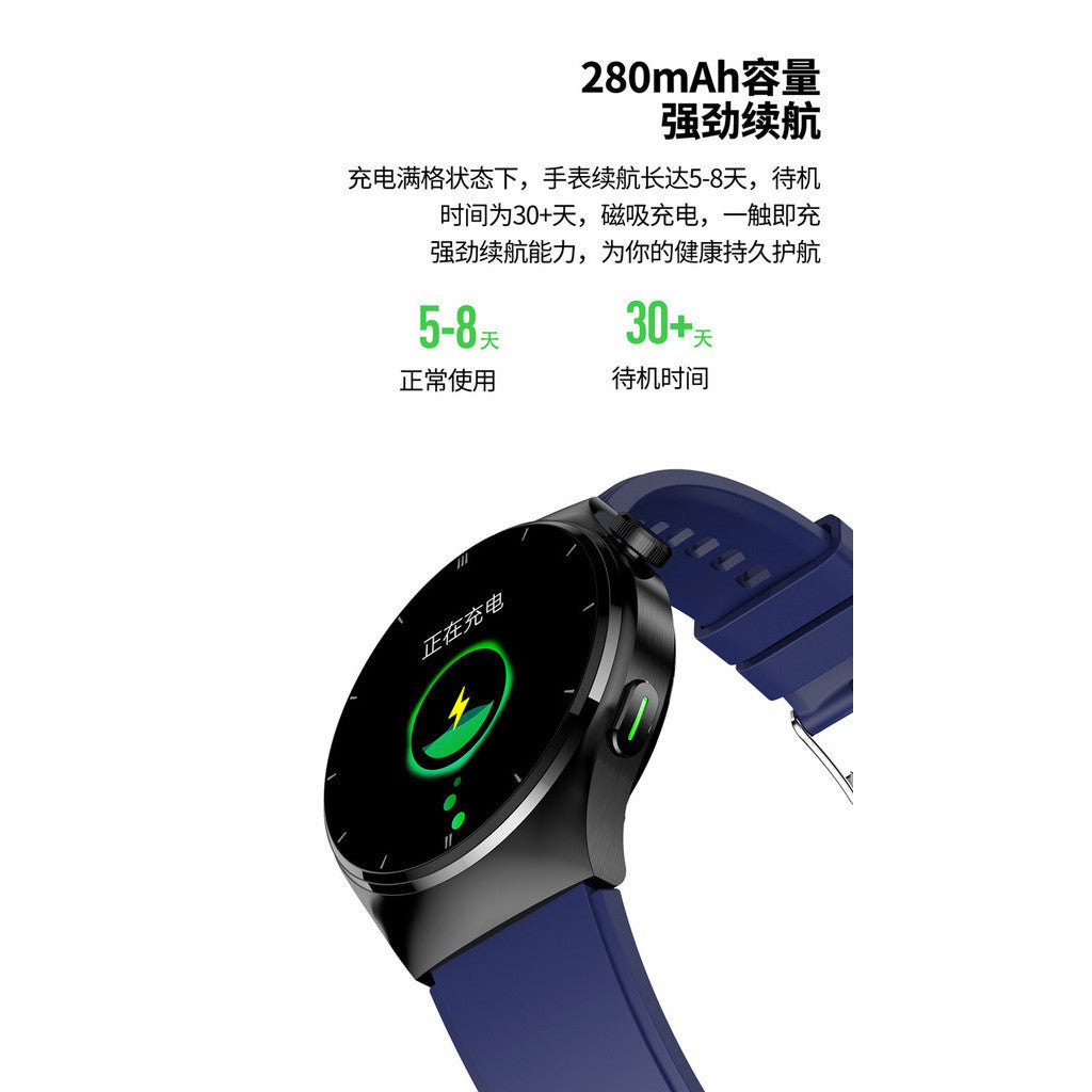 2023 New Style F320 Smart Watch Bluetooth Call Heart Rate Blood Sugar Body Temperature Blood Oxygen Healthy Laser Exercise Pedo