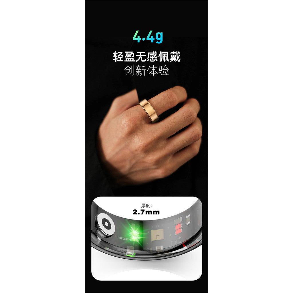 2024 New Style R02 Ring Healthy Blood Oxygen Sleep Heart Rate Step Monitoring Multiple Exercise Modes Photography