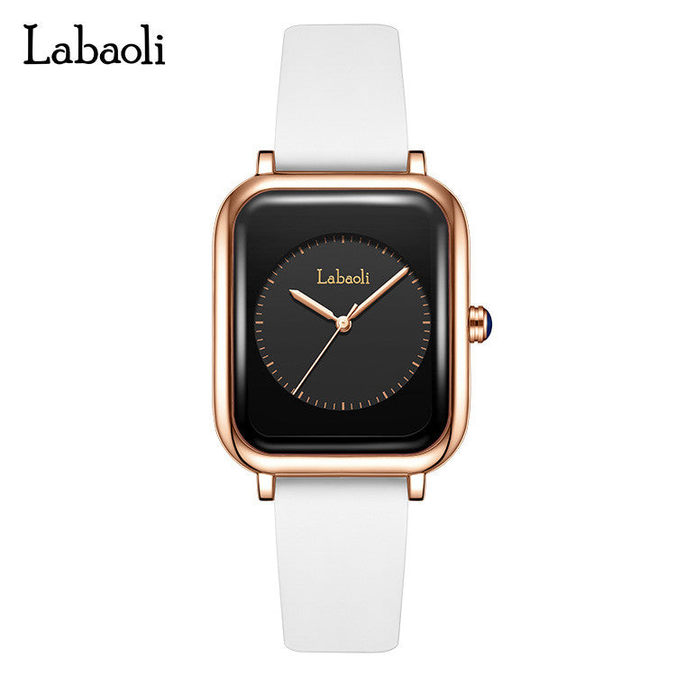 Abaoli Square Light Luxury Niche Hot-selling Simple All-match Waterproof Quartz Ladies Watch LA315