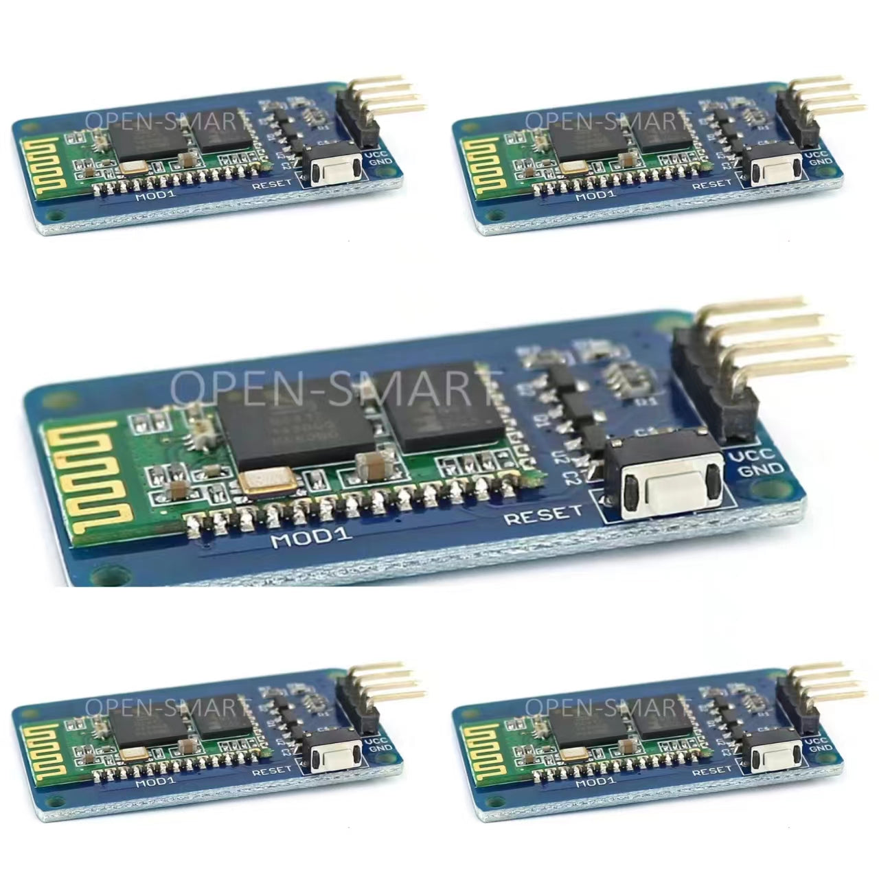 5PCS  OPEN-SMART Wireless Serial Bluetooth-compatible Transceiver Master-Slave Module Compatible with 3.3V / 5V for Arduino