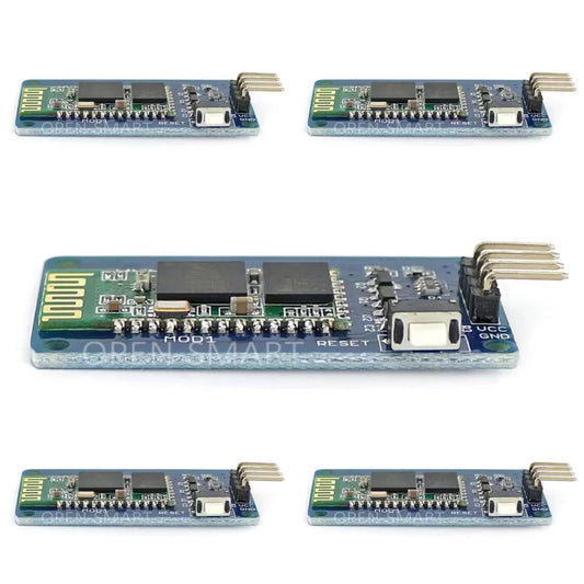 5PCS  OPEN-SMART Wireless Serial Bluetooth-compatible Transceiver Master-Slave Module Compatible with 3.3V / 5V for Arduino