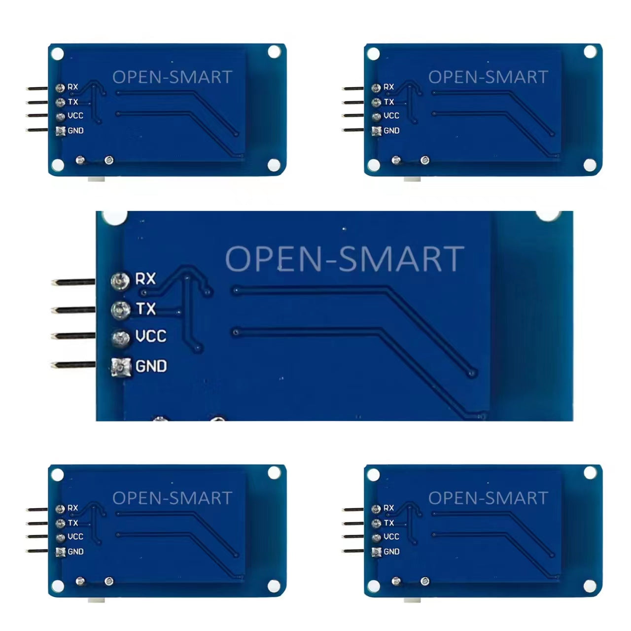 5PCS  OPEN-SMART Wireless Serial Bluetooth-compatible Transceiver Master-Slave Module Compatible with 3.3V / 5V for Arduino